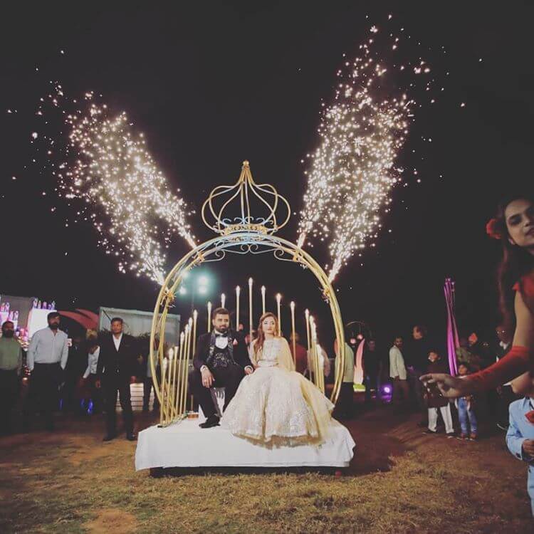 bride groom entry goa