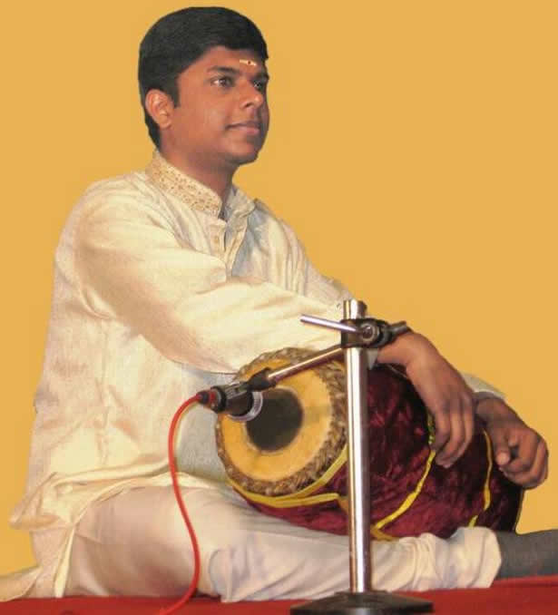 famous mridngam player goa