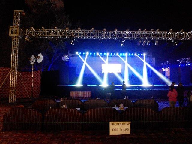 stage and Light setup goa